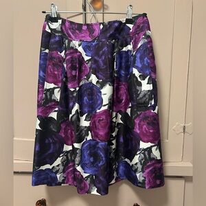 MICHAEL Michael Kors 100% silk midi skirt- size 4, preowned- great condition